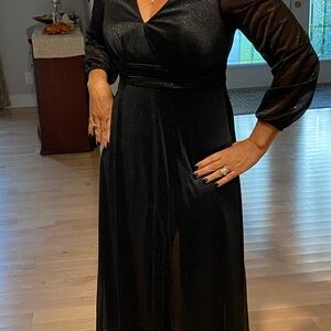 Women’s black gown!
